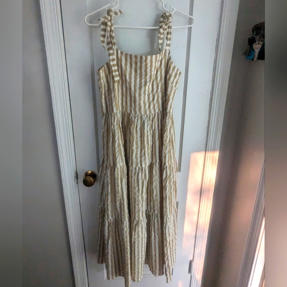 Billabong midi striped dress